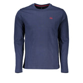 La Martina Regal Blue Crew Neck Embroidered Tee -   -  La Martina.